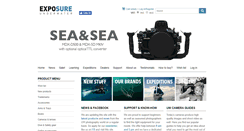 Desktop Screenshot of exposureunderwater.com